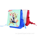 Bolsa de mochila para niños coloridos estampados